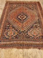 VINTAGE Qashqai tapijt (vloerkleed) 160 x 245 cm - Handmade, Gebruikt, 150 tot 200 cm, 200 cm of meer, Ophalen of Verzenden