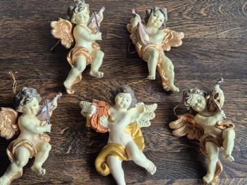 Vintage kersthanger engel met muziek beschikbaar voor biedingen