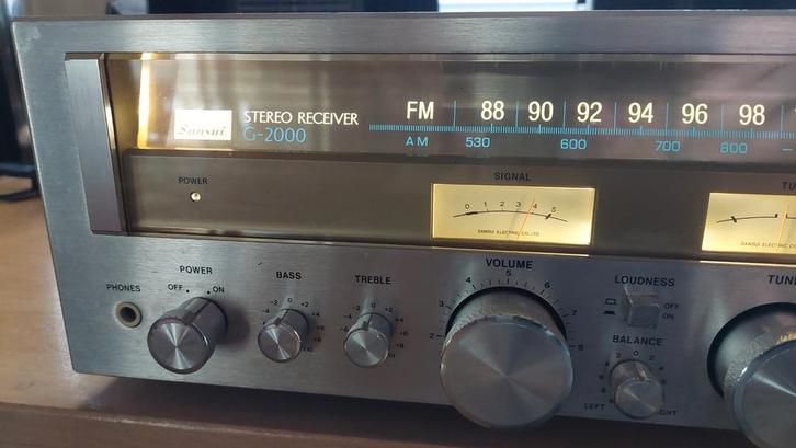Sansui G-2000 Stereo Receiver - Vintage!, Audio, Tv en Foto, Versterkers en Receivers, Gebruikt, Stereo, Minder dan 60 watt, Overige merken