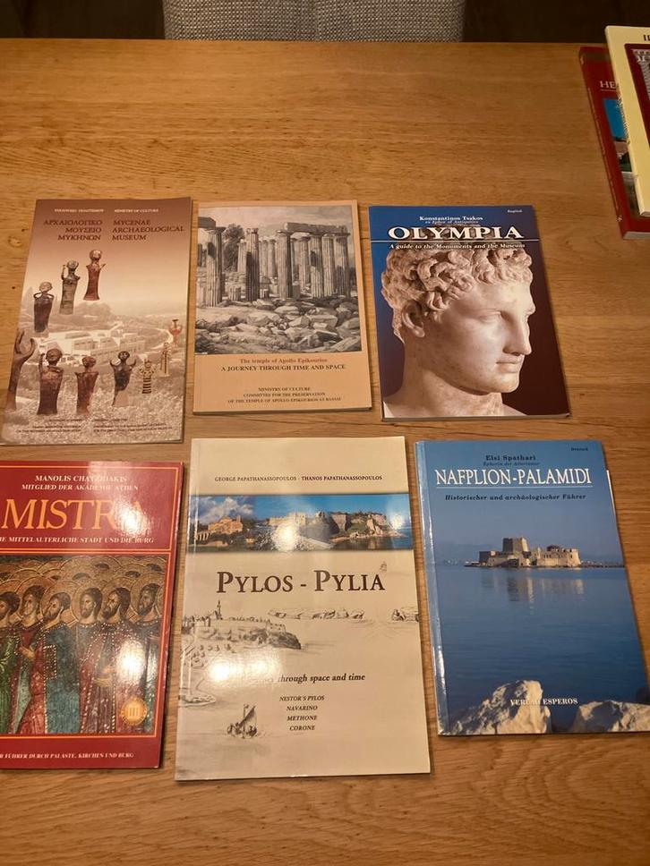 Set van 6 Griekse Archeologie Gidsen, Boeken, Geschiedenis | Vaderland, Gelezen, 20e eeuw of later, Ophalen of Verzenden