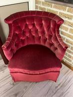 fauteuile rode velours, Ophalen, Hout, Minder dan 50 cm, Gebruikt