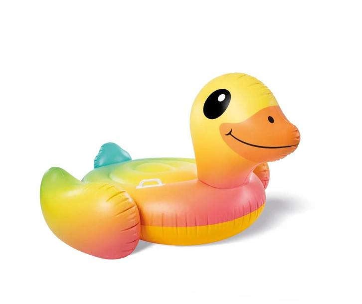 Intex Ride-On opblaasbare eend (147 cm), Kinderen en Baby's, Speelgoed | Buiten | Opblaasfiguren, Ophalen of Verzenden