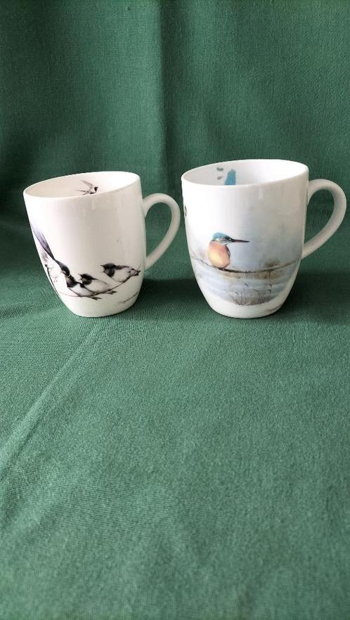 2 Vogelmokjes - Vivarie - Marjolein Bastin., Huis en Inrichting, Keuken | Servies, Zo goed als nieuw, Kop(pen) en/of Schotel(s)