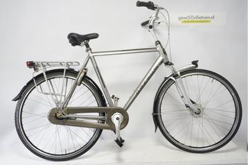 Refurbished Gazelle Paris Plus Grijs 61cm - Herenfiets beschikbaar voor biedingen