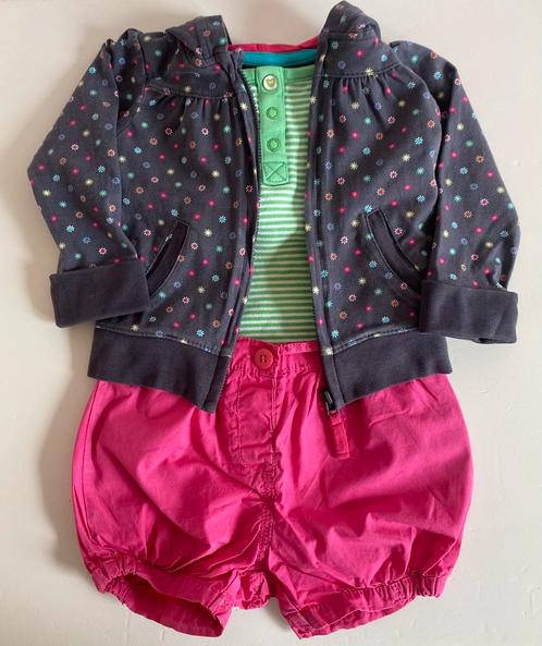 Setje maat 74, Kinderen en Baby's, Babykleding | Maat 74, Zo goed als nieuw, Meisje, Setje, Ophalen of Verzenden