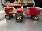 Oude Rode Tonka Tractor met kar, Verzamelen, Speelgoed, Gebruikt, Ophalen of Verzenden