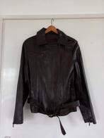 2 leren dames jassen mt 38 40, Ophalen of Verzenden, Zo goed als nieuw, Maat 38/40 (M), Bruin