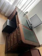 Houten Bureau met Veel Laden, Ophalen, Gebruikt, Bureau
