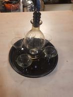 Vintage Likeurset met Karaaf en Glaasjes, Antiek en Kunst, Antiek | Glas en Kristal, Ophalen of Verzenden