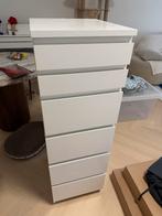 Ikea Malm ladekast met 6 lades en spiegel, Ophalen, Zo goed als nieuw