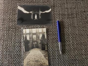 2 oude kaarten Religieus Beeld in Tuin mogelijk Maastricht  beschikbaar voor biedingen