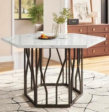 Stijlvolle Marmeren Eettafel beschikbaar voor biedingen