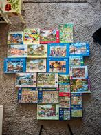 Partij van 25 Big XL puzzels hop Gibson Ravensburger jumbo, Ophalen of Verzenden, Zo goed als nieuw