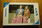 Fotopuzzel van ''Willem Alexander & Maxima en kinderen'' 550, Ophalen of Verzenden, 500 t/m 1500 stukjes, Gebruikt, Legpuzzel