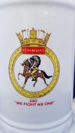 Bierpul aardewerk, Canada marineschip Athabaskan. 6B4, Verzamelen, Militaria | Algemeen, Tweedehands verkoop, Tweedehands verkoop