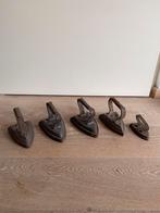 5 antieke strijkijzers, Antiek en Kunst, Antiek | Gereedschap en Instrumenten, Ophalen of Verzenden