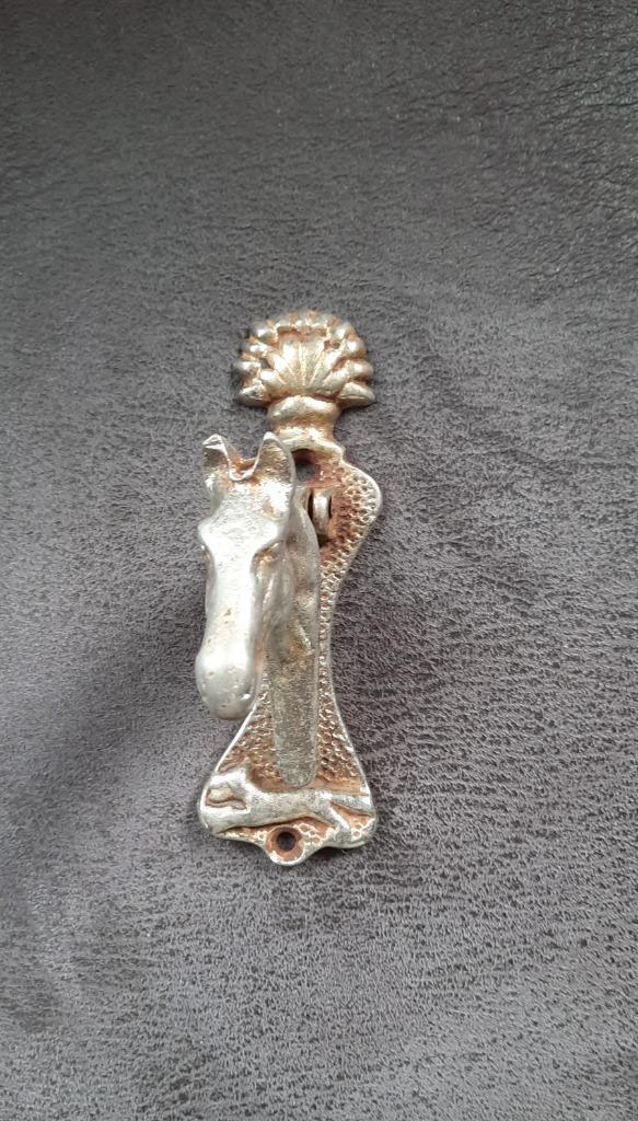 Deurklopper vintage Paardenhoofd, Antiek en Kunst, Curiosa en Brocante, Ophalen of Verzenden