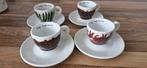 Illy Art collection - Set van 4, Ophalen of Verzenden, Zo goed als nieuw, Effen, Kop(pen) en/of Schotel(s)