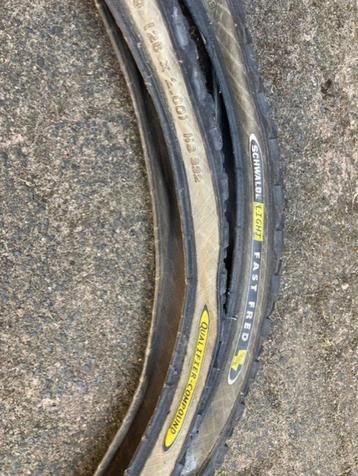 old school 26 inch MTB banden Schwalbe Fast Fred light Tioga beschikbaar voor biedingen