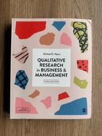 Qualitative Research in Business & Management, Boeken, M.D. Myers, Zo goed als nieuw, Alpha, HBO