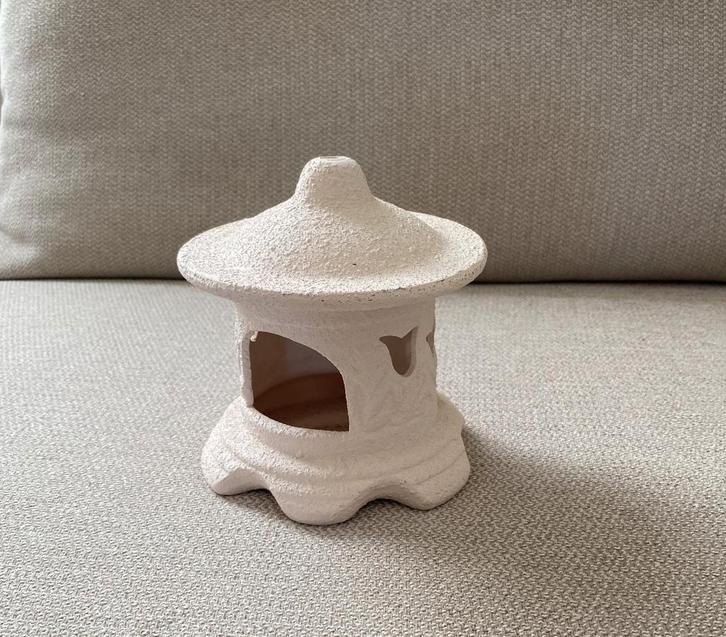 waxinelicht Chinese Japanse Pagode, Riviera Maison, mandje, Huis en Inrichting, Woonaccessoires | Kandelaars en Kaarsen, Zo goed als nieuw