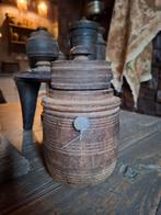 Houten Hoffz kruikje met deksel 19 cm., Huis en Inrichting, Woonaccessoires | Overige, Ophalen of Verzenden, Nieuw