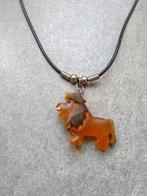 Leuke kinderketting met een oranje leeuw eraan., Ophalen of Verzenden, Zo goed als nieuw, Oranje, Ketting