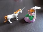 Playmobil meisje (princes), eenhoorn, Ophalen of Verzenden, Gebruikt