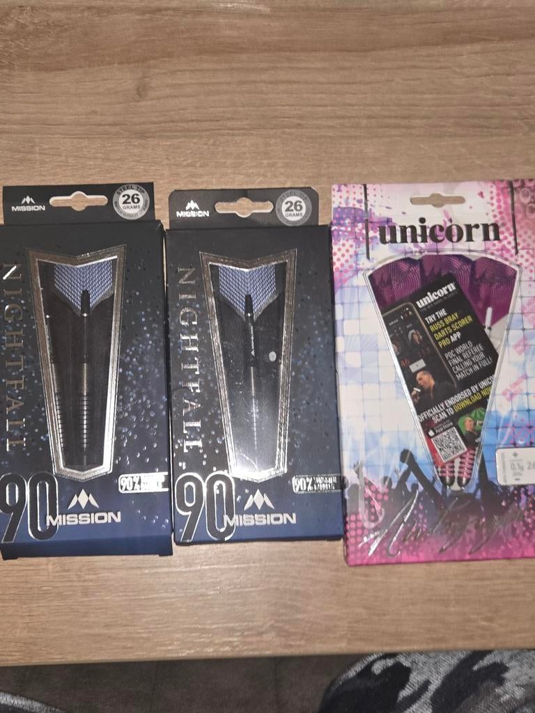 Dartpijlen, Verzenden, Gebruikt, Pijlen