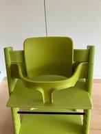 Stokke tripp trapp groen met zitverkleiner, Ophalen, Gebruikt, Meegroeistoel