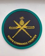 Korps commando troepen onderzetter, Ophalen of Verzenden, Landmacht, Nederland, Embleem of Badge