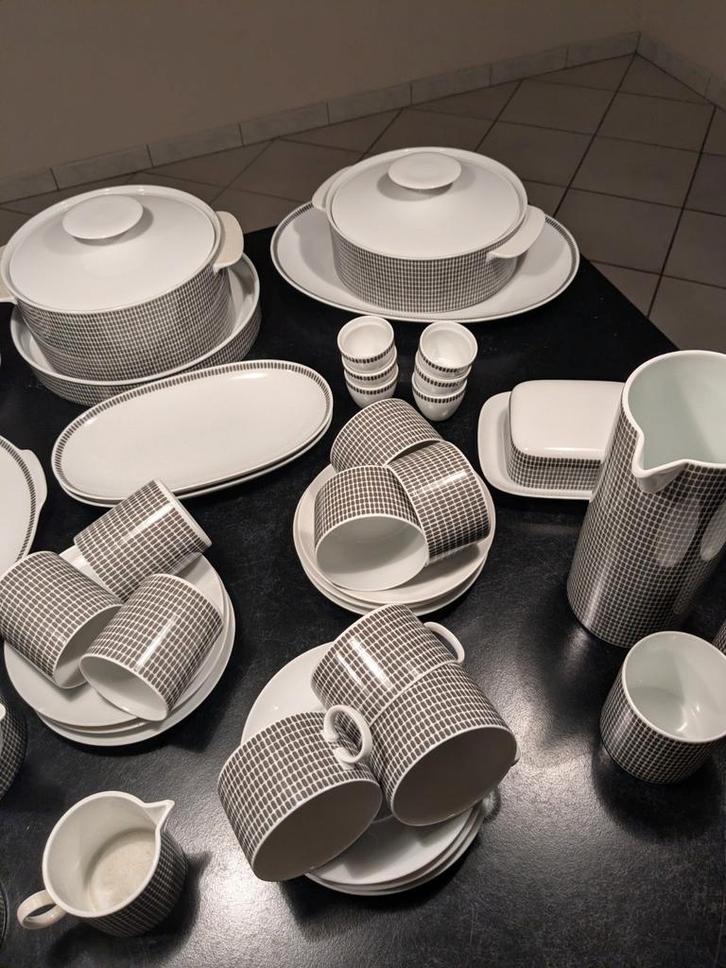 Porseleinen 6 pers. servies Thomas Germany, Antiek en Kunst, Antiek | Servies compleet, Ophalen of Verzenden