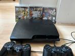 PlayStation 3 Slim 160GB met 4 spellen werkt perfect!, Ophalen, Zo goed als nieuw, 160 GB, Met 1 controller