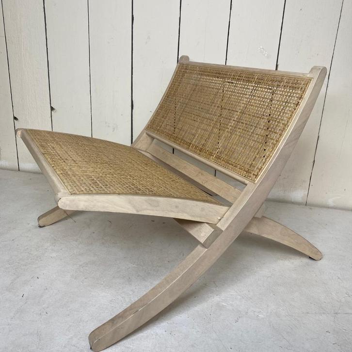 SALE! Fauteuil, stoel, clubfauteuil, bijzetter, stoeltje, Huis en Inrichting, Fauteuils, Nieuw, Hout, Riet of Rotan, Overige materialen