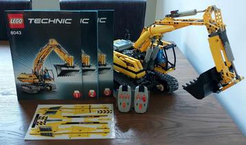 LEGO Technic 8043 Graafmachine met instructieboekjes  beschikbaar voor biedingen