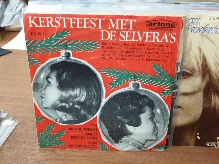 de Selvera's - Kerstfeest met de Selvera's (x19), Cd's en Dvd's, Vinyl Singles, Gebruikt, Nederlandstalig, Ophalen of Verzenden