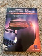 First 50 Popular Songs - Easy Piano, Muziek en Instrumenten, Ophalen of Verzenden, Zo goed als nieuw, Artiest of Componist, Piano