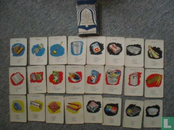 Klok kwartetspel klokkwartet zeepfabriek de klok ZELDZAAM, Verzamelen, Speelkaarten, Jokers en Kwartetten, Gebruikt, Kwartet(ten)