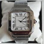 Cartier Santos automatisch heren horloge rolex, Sieraden, Tassen en Uiterlijk, Horloges | Heren, Staal, Verzenden, Zo goed als nieuw
