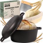 Chefarone Gietijzeren Pan 4,6 Braadpan, Huis en Inrichting, Keuken | Potten en Pannen, Ophalen, Gietijzer, Zo goed als nieuw, Keramische plaat