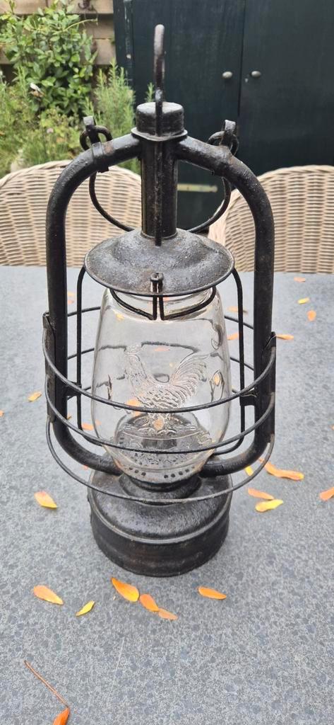 Antieke Franse olielamp "Paris", Antiek en Kunst, Antiek | Lampen, Ophalen of Verzenden