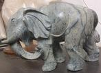 Olifant voor binnen of buiten beeld sculptuur natuursteen, Ophalen of Verzenden