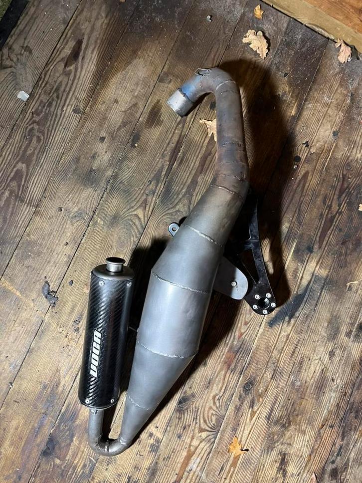 Pipedesign Gold Line 180 172 125, Fietsen en Brommers, Brommers | Tuning en Styling, Zo goed als nieuw, Ophalen