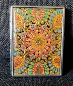 Vintage Sigarettenhouder met bloemmotief, Ophalen of Verzenden