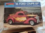 monogram '36 Ford coupe 1/24, Hobby en Vrije tijd, Modelbouw | Auto's en Voertuigen, Nieuw, Ophalen of Verzenden, Monogram, Groter dan 1:32