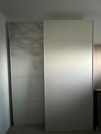 Ikea Pax Schuifdeuren melkglas hout panelen wit 200x236cm, Huis en Inrichting, Kasten | Kledingkasten, Ophalen, Gebruikt, Minder dan 25 cm