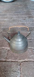Antieke Tinnen Theepot, Ophalen of Verzenden