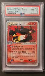 Typhlosion EX PSA 8 - EX Sandstorm 99/100, Ophalen of Verzenden, Nieuw, Losse kaart, Foil