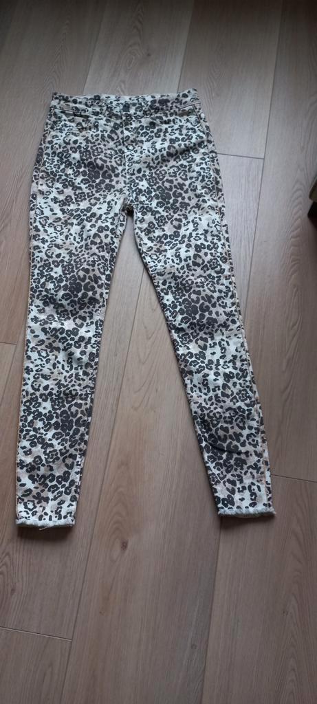 10 DAYS AMSTERDAM jeans maat 36 luipaard/tijgerprint, Kleding | Dames, Broeken en Pantalons, Nieuw, Maat 36 (S), Lang, Ophalen of Verzenden