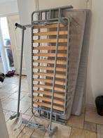 Slaapbank, Ophalen, 90 cm, Eenpersoons, Zo goed als nieuw